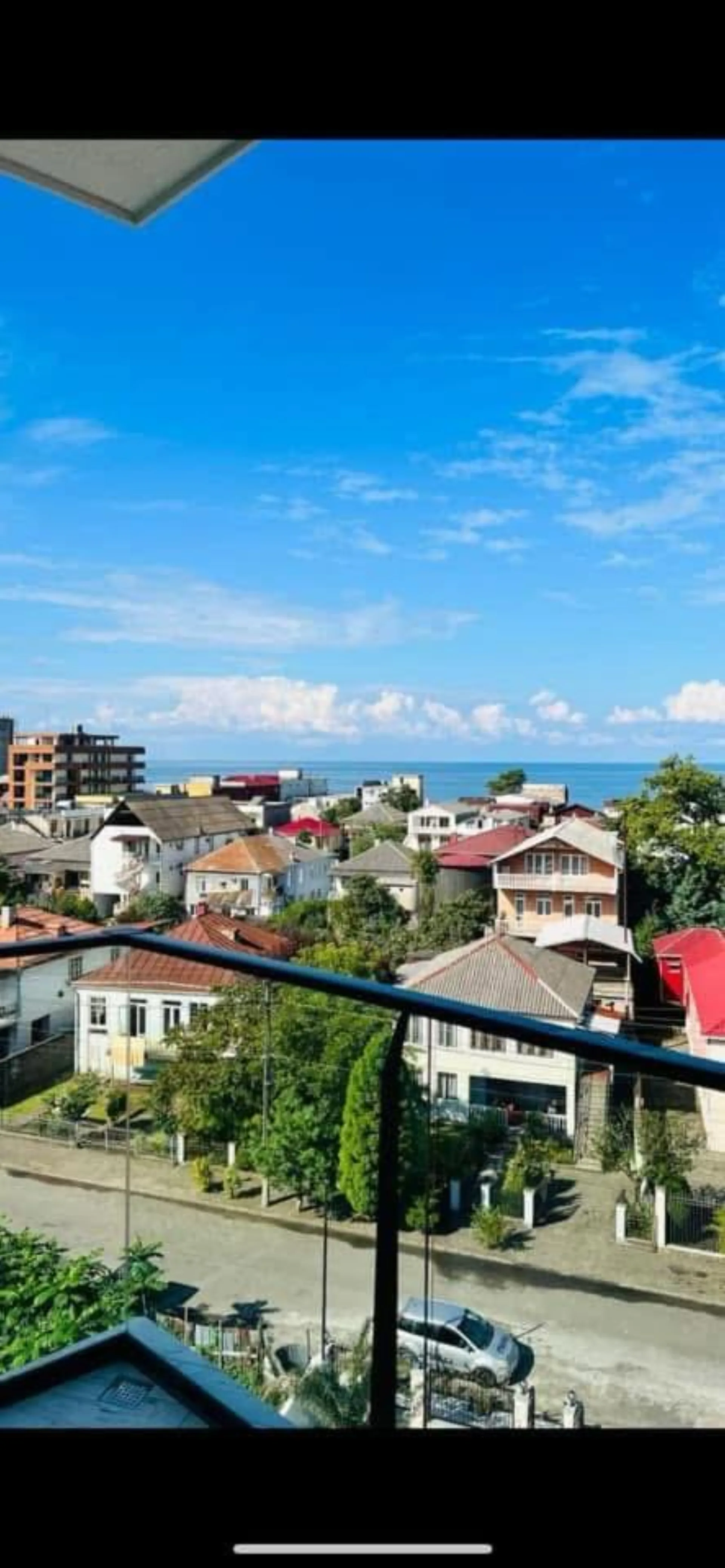 Вид на море с балкона